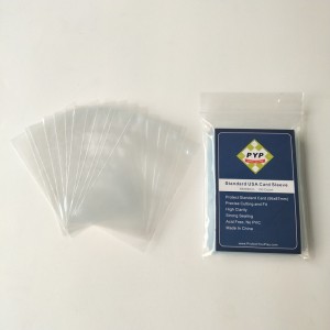Křišťálově průhledné standardní pouzdro na karty velikosti 56x87 mm, stolní hrací karty, USA