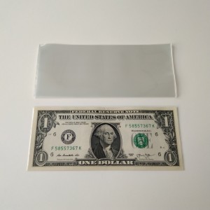 Luxusní měna sleev Bill Bill Note Peníze rukávy